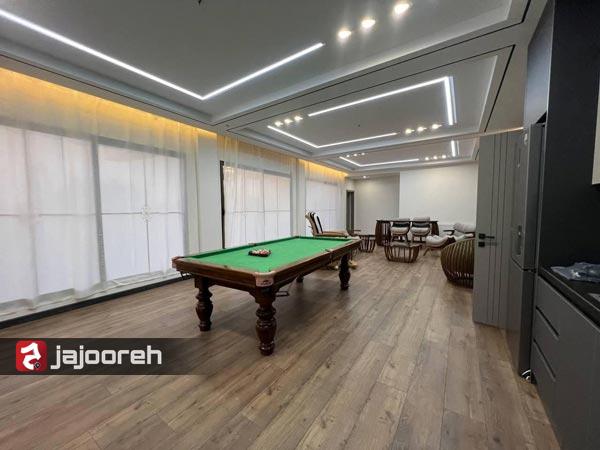 اجاره عمارت چوبی با  استخر سرپوشیده