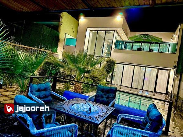 اجاره ویلا سوپرلوکس با استخر آبگرم در کردان