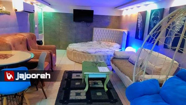 اجاره سوئیت جکوزی استخری در تهران جنت آباد شمالی