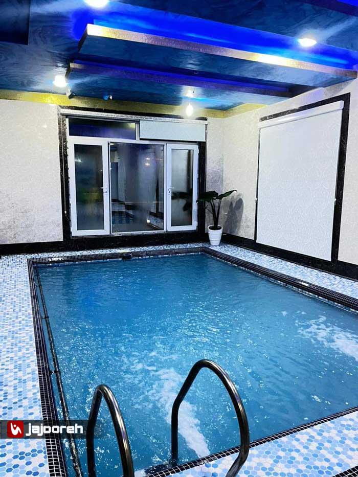 اجاره عمارت با استخر سرپوشیده در رودهن